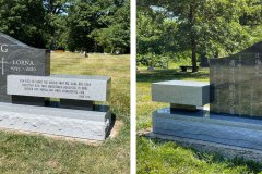 Carved Stone Marble Bench Memorials Cleveland Ohio