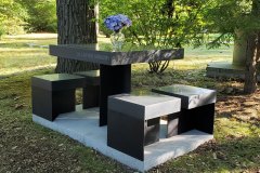 Carved Stone Marble Bench Memorials Cleveland Ohio