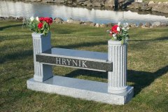 Carved Stone Marble Bench Memorials Cleveland Ohio