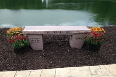 Carved Stone Marble Bench Memorials Cleveland Ohio