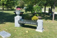 Carved Stone Marble Bench Memorials Cleveland Ohio
