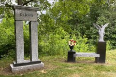 Carved Stone Marble Bench Memorials Cleveland Ohio