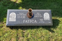 Fatica - Bronze  Memorials, Monuments, Plagues for grave markers in Cleveland Ohio