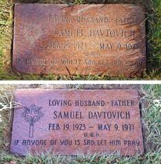 photo of cemetery marker / monument cleaning, repair, upgrade, restoration in Cleveland, Ohio