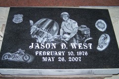 West- Monument Memorials Etchings in Cleveland, Ohio