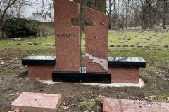 photo of a Family & Estate Monument in Cleveland Ohio-Brown