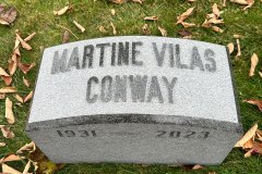Hand Carved Lettering in Granite - Cleveland  Ohio - Conway