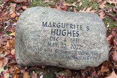 Hand Carved Lettering in Granite - Cleveland  Ohio - Hughes