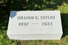 Hand Carved Lettering in Granite - Cleveland  Ohio - Taylor