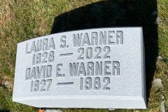 Hand Carved Granite Lettering Cleveland  Ohio - Warner