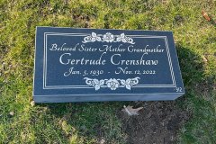 Individual & Companion memorials  in Cleveland, Ohio-Crenshaw