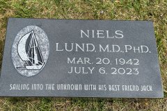 Individual & Companion memorials  in Cleveland, Ohio-Lund