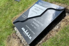 Photo of Individual Companion Grave Marker in Cleveland, Ohio-MedleyMarxen