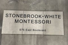 Granite Commercial Sign Makers  Cleveland Ohio Stonebrook White Montessori School