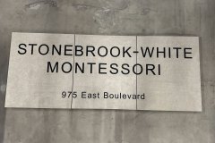 Granite Commercial Signage Makers  Cleveland Ohio Stonebrook White Montessori School