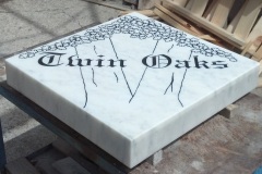 Marble Stone Signs in Cleveland, Ohio