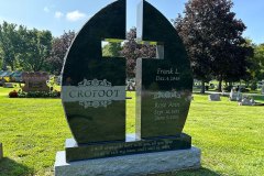 Upright Cemetery Monuments Gravestones Memorials Makers in Cleveland, Ohio-Crofoot1