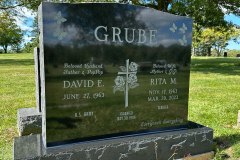 Upright Cemetery Monuments Gravestones Memorials Makers in Cleveland, Ohio-Grube