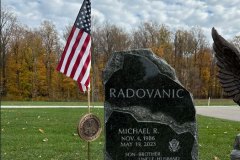 Upright Cemetery Monuments Gravestones Memorials Makers in Cleveland, Ohio-Radovanic