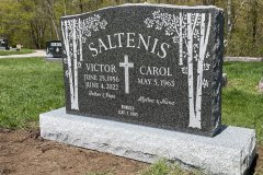 Upright Cemetery Monuments Gravestones Memorials Makers in Cleveland, Ohio-Saltenis