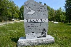 Upright Monuments Gravestones Memorials Makers in Cleveland, Ohio