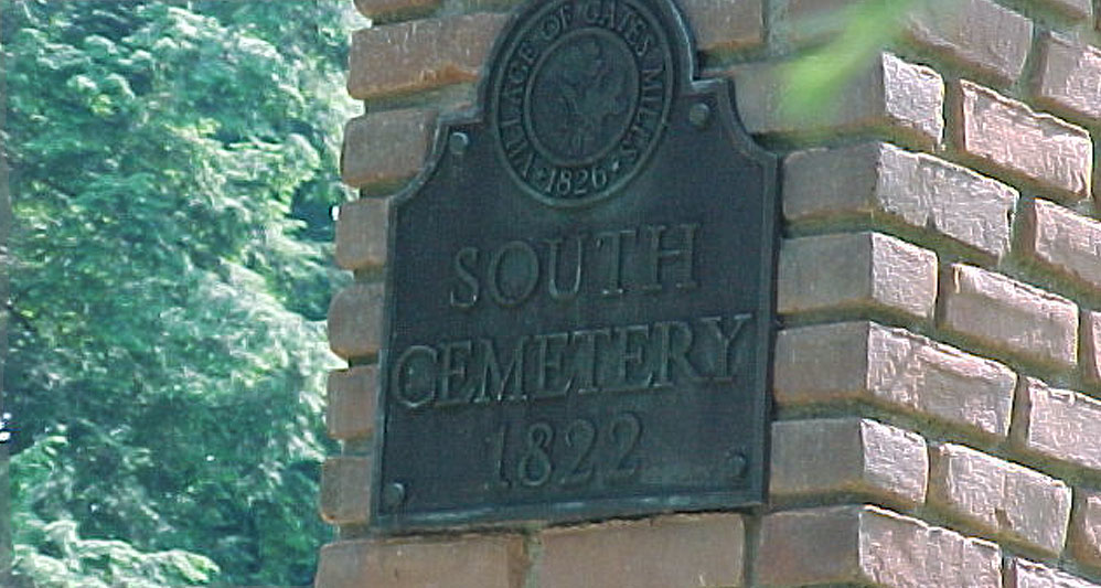 photo of Gates Mills South Cemetery Entrance